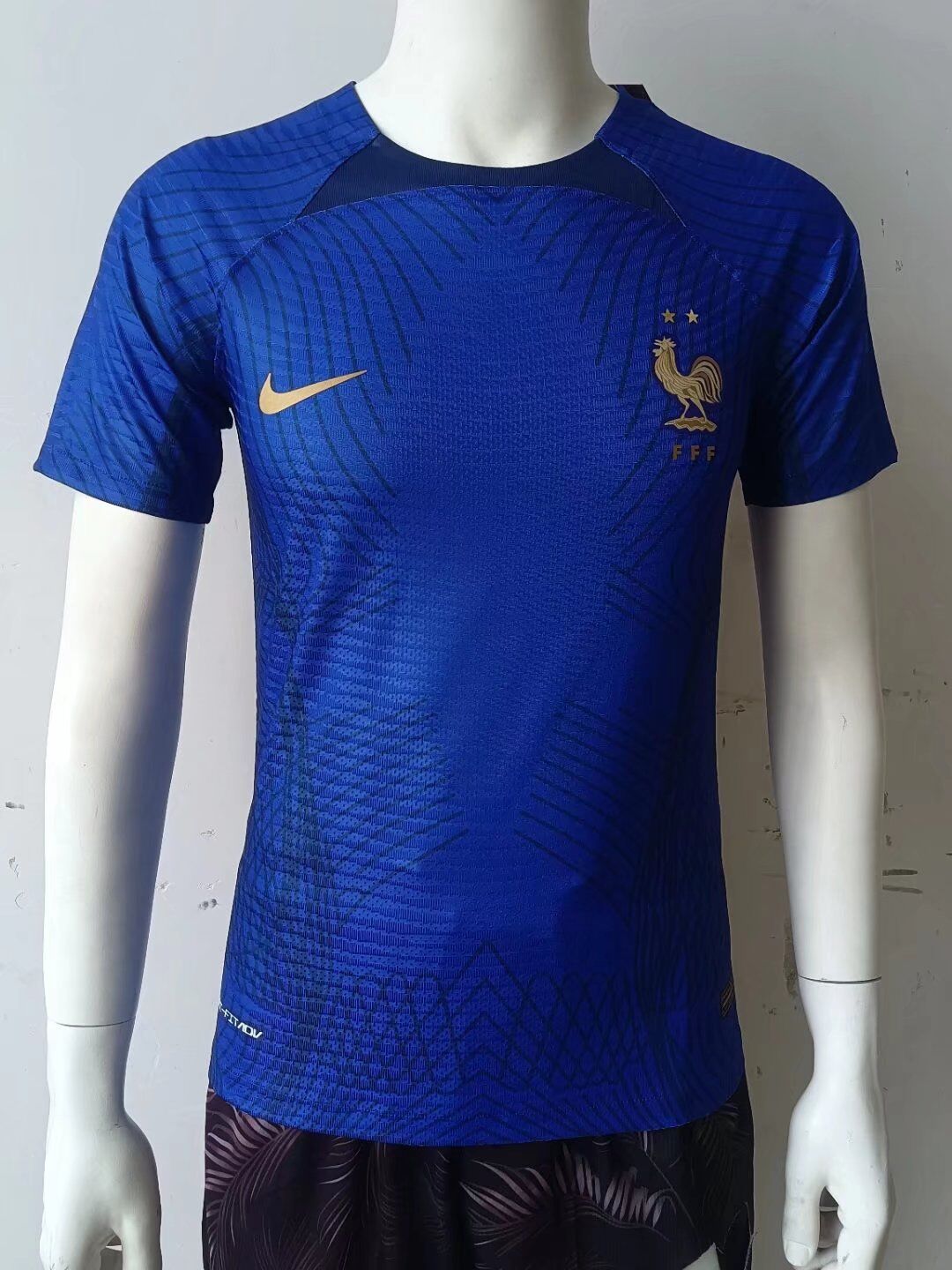 AAA Quality France 2022 Blue Training Jersey(Player)